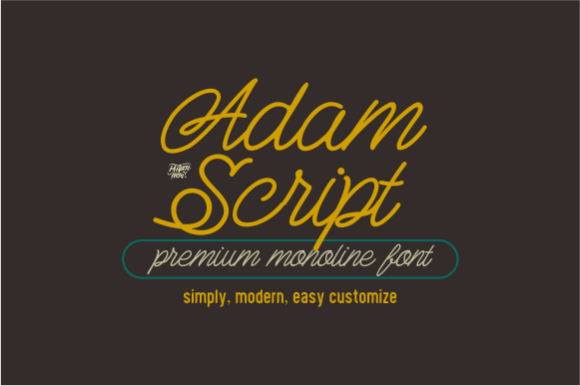 Adam Script Font: A Beautiful Choice for Craft Projects