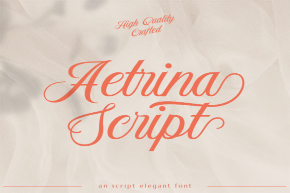 Aetrina Script: A Timeless Handwritten Typeface for Modern Marketers
