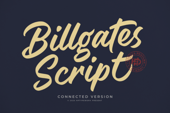 Billgates Script: A Brushed Typeface for Timeless Branding