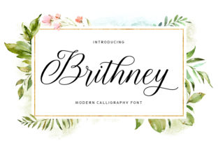 Brithney Font: A Handwritten Typeface for Thoughtful Design