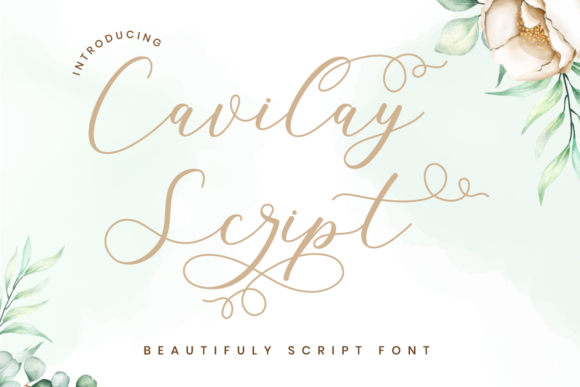 Cavilay Script: A Beautiful Typeface for Your Handmade Creations