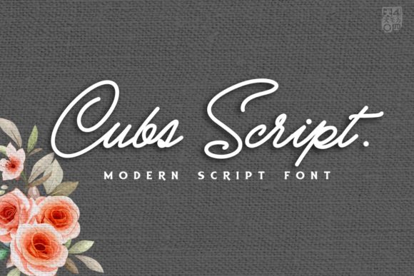 Cubs Script: A Handwritten Font That Elevates Web Design