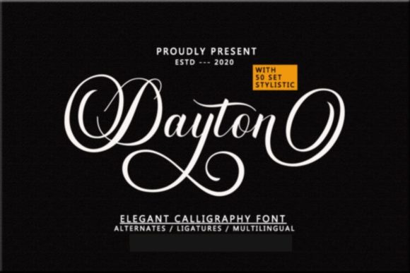Dayton Script Font Review: A Handwritten Typeface for Creative Branding
