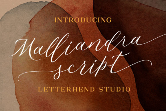 Malliandra Script: A Handwritten Typeface for Editorial Elegance