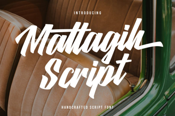 Matlagih Script: A Bold Handwritten Typeface for Digital Branding