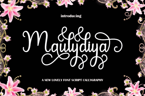 Maulydiya: A Versatile Handwritten Font for Editorial Design