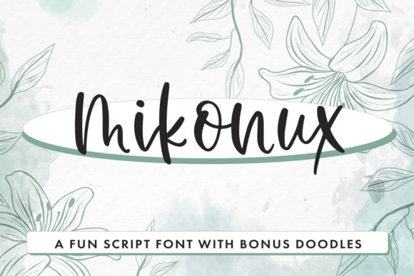 Mikonux: A Handwritten Font That Elevates Branding with Doodles