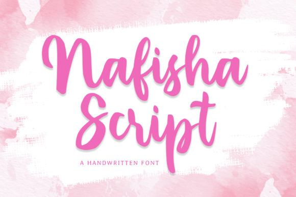 Nafisha Script: A Premium Handwritten Font for Digital Design