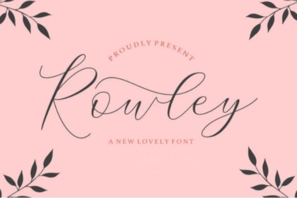 Rowley Script: A Premium Font for a Polished Brand Identity
