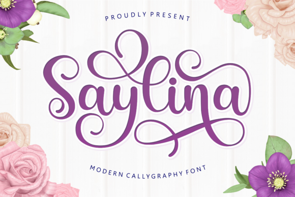 Saylina: A Handwritten Font That Brings Crafted Charm to Life