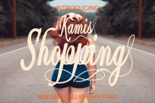 Shopping Kamis: A Handwritten Font That Feels Like a Warm Welcome