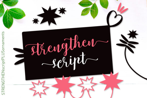 Strengthen Script: A Beautiful Font for Business Branding