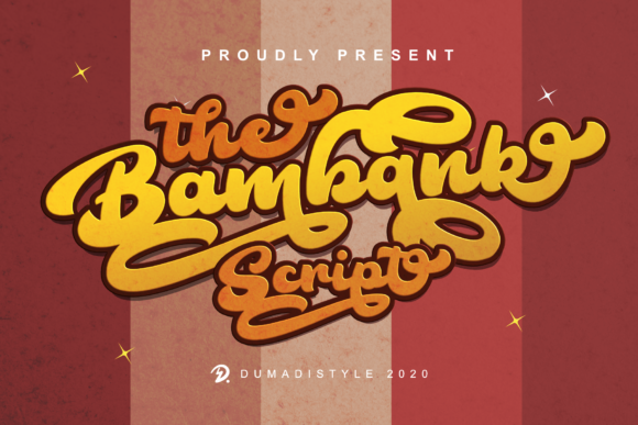 The Bambank Script: A Handwritten Font with Vintage Charm for Web Design