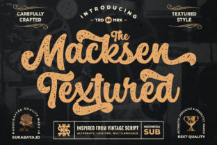 The Macksen Textured: A Handwritten Font That Feels Like a Personal Invite